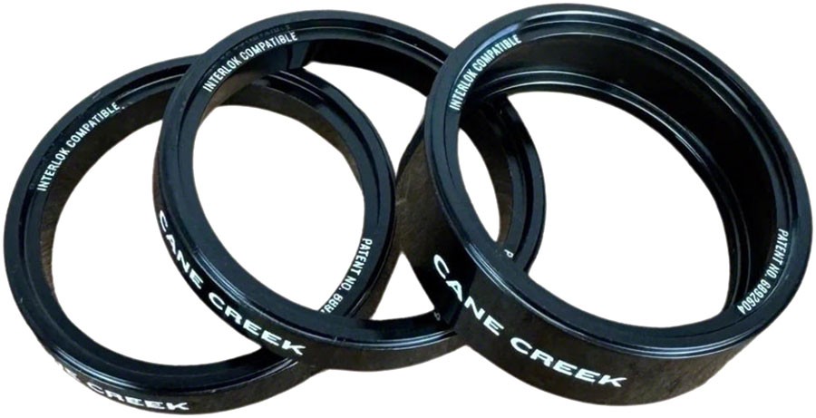 Комплект прокладок для гарнитуры Cane Creek Interlok Chroma Studio - 1 10 мм 2 5 мм черный 5290₽