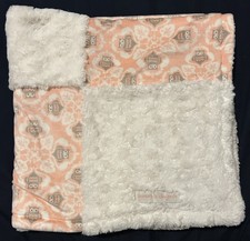 Blankets Beyond Baby Blanket Pink White Soft Fluffy Owl Sherpa Lovey