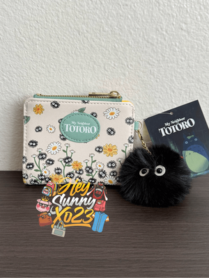 #ad Her Universe Studio Ghibli My Neighbor Totoro Soot Sprites Flower Wallet $24.90