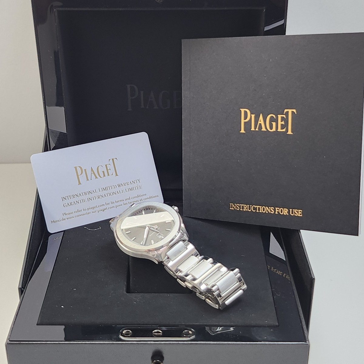 2025 Full Set Piaget Polo Date 42 mm Grey Dial Steel Automatic