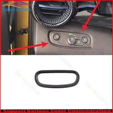 Para Chevrolet Trax 2023-25 Grano Madera Faro Interruptor Control Marco Cubierta Borde