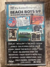 Beach Boys Beach Boys '69 Live In London Cassette Capitol 4N-16134