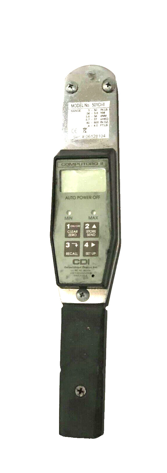 CDI COMPUTORQ 2 501CI 2 6.7 - 67.7 NM Mechanical Force Gauge Torque Test Tester