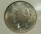 1923 BU U.S. Peace Silver Dollar NGC MS 63
