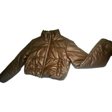 Ambiance Women s Brown Faux Leather Quilted P...