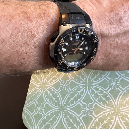 Reloj Casio Wave Ceptor Vintage WVA-107HA ¡Batería Nueva! - Imagen 8 de 11
