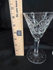 Pair of vintage Waterford Tyrone crystal white wine glasses — photo 6