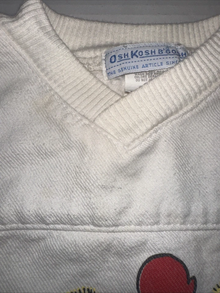 Oshkosh B’gosh Kids Y2K vintage logo Sweatshirt Cotton Blend 2T - Image 4 of 4