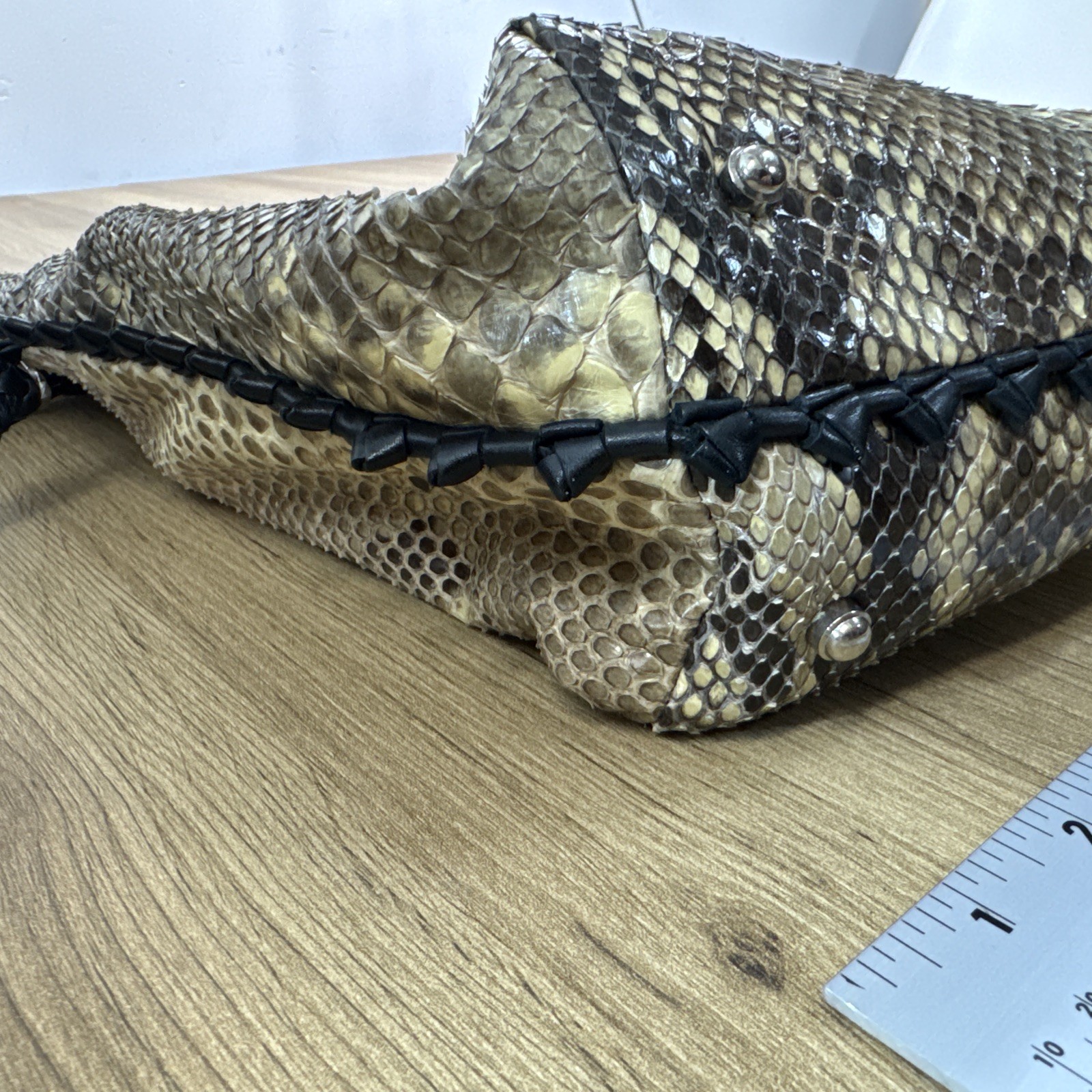 Anthony Luciano Genuine Python Snakeskin Leather … - image 8