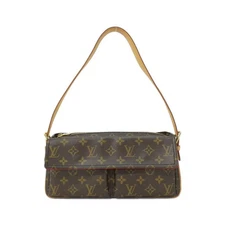 Louis Vuitton Monogram Viva Cite Mm Shoulder Bag M51164 Brown Gold
