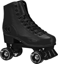 Roller Derby Reewind Spinr High-top Skates for Women M08/W09, BLACK