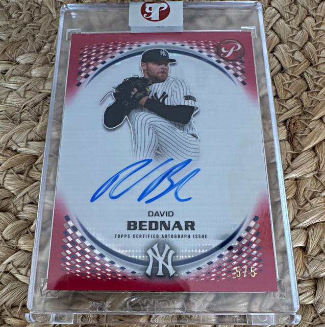 Topps Pristine 2026 David Bednar Pristine Autographs Auto PA-DAB Yankees #5/5