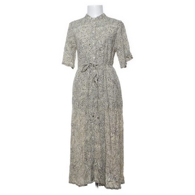 Ichi, Blusenkleid, Größe: 34, Gelb/Schwarz/Weiß/Mehrfarbig, Viskose, Damen #jQ8