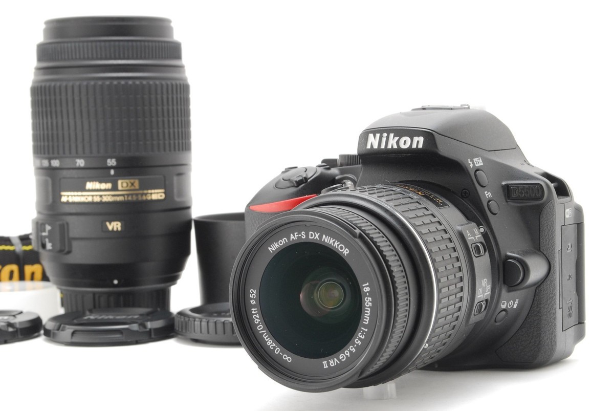 Nikon D5500 NIKKOR 55-300mmレンズ付き ニコン Nikon D5500 300mm ダブルレンズセット カメラ レンズ