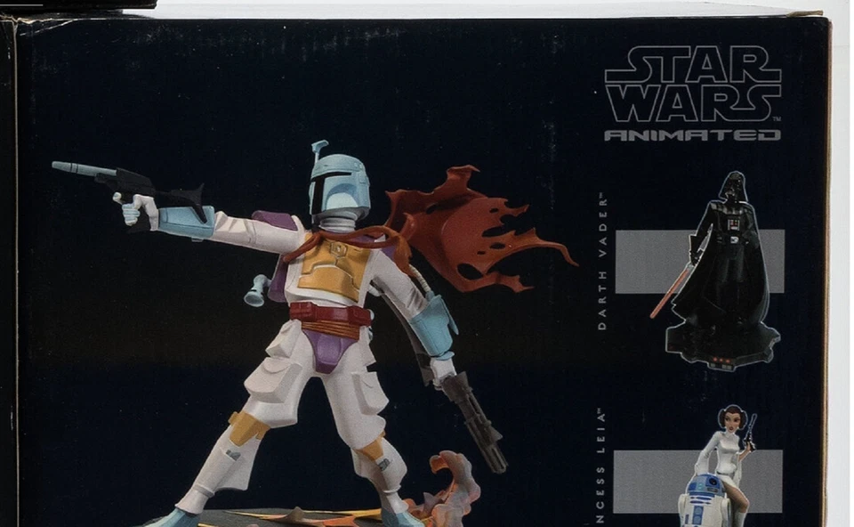 Star Wars BOBA FETT АНИМИРОВАННАЯ статуэтка макета КЛОН нежный гигантский бюст #314/1000 - Изображение 3 из 4