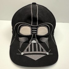 Disney Parks Star Wars Darth Vader Baseball Cap Hat Black Strapback Youth 54-58