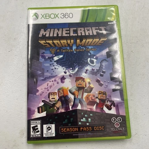 Minecraft Story Mode The Complete Adventure Xbox 360 Tested & Working