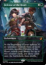 Defense of the Heart Borderless Anime Wilds of Eldraine NM MTG