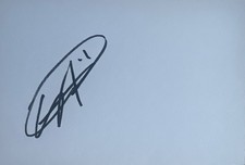 Luton Town Elijah Adebayo Hand Signed White Card