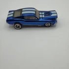 Hot Wheels GLH92 Red Line Club Custom Mustang - Blue Loose