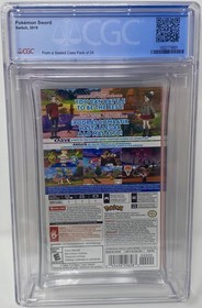 CGC Graded Pokemon Sword NEW Nintendo Switch (1022779001, 9.8 A++)