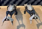 Star Wars Vintage 1983 Speeder Bikes (2) Taiwan Missing Rear Flaps Loose Lot