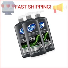 Dial Men 3in1 Body, Hair and Face Wash, Recharge, 69 fl oz 3-23 fl oz Bottles 