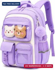 Attmu Kids Backpack for Girls, School Bag for Elementary Primary Students Book