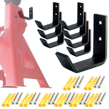 Aucuqu 8 Packs Jack Stands Wall Mount Organizer Heavy Duty Stainless Steel