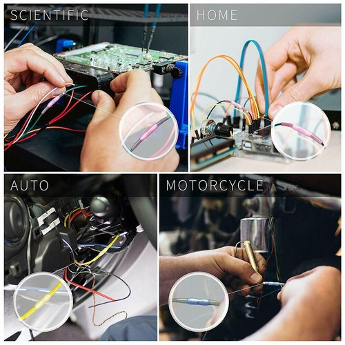 100Pcs Waterproof Heat Shrink Butt Connectors Marine Crimp Wire Splice Terminals - Picture 6 of 9