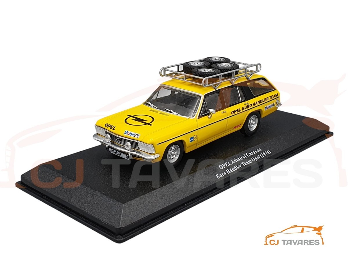 ALTAYA OPEL ADMIRAL CARAVAN EURO HANDER TEAM OPEL 1974 1/43 | eBay