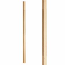 Stair Spindle Square Double Fluted Stair Spindle 41mmPine Oak 900mm 1100mm