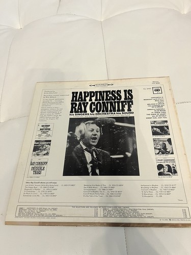 RAY CONNIF, Happiness is, Columbia LE 10094, Vinyl LP Brand New Seal - Picture 2 of 2
