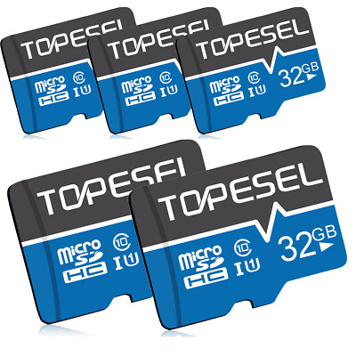 100 Pack Universal 32GB Micro SD Card Class 10 Memory Card Micro TF Memory Cards