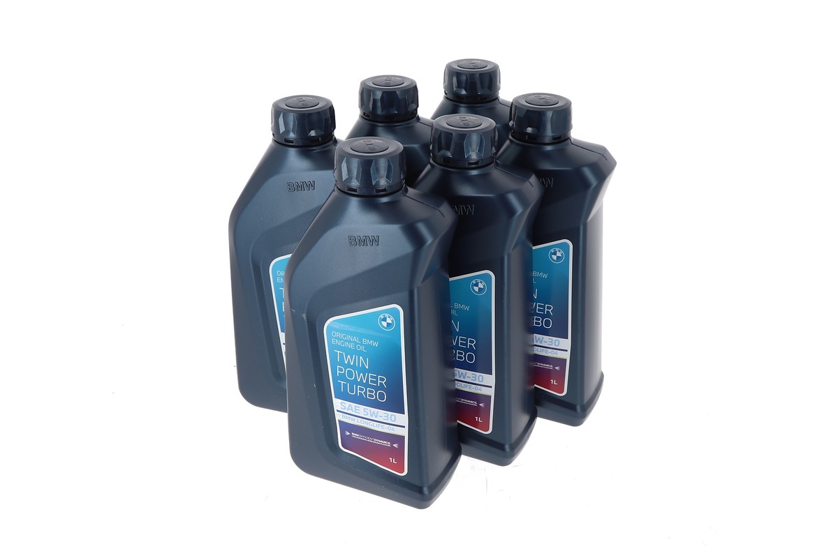 BMW Genuine Oil TwinPower Turbo Longlife - 04 5W-30 Set of 6