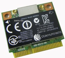 HP OEM 676786-001 Atheros AR5B22 a/b/g/n WiFi Bluetooth 4.0 PCIe Half U98Z106.00