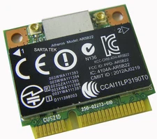 HP OEM 676786-001 Atheros AR5B22 a/b/g/n WiFi Bluetooth 4.0 PCIe Half U98Z106.00