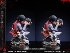 In Stock LC Studio Attack on Titan Eren Mikasa Bust Resin Statue H21.8cm New