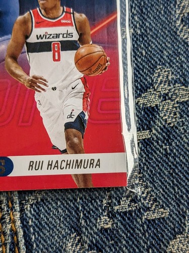 2020 NBA Hoops Rookie Remembrance Rui Hachimura player worn jersey patch - Picture 5 of 6