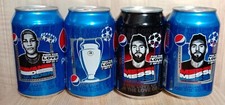 Pepsi UEFA Champions League 2021 Empty Cans Set 4 x 330ml Ukraine Collectible