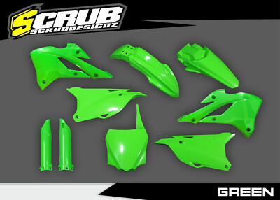 Kawasaki KX85 KX112 2022 2023 2024 2025 2026 Plastics kit + fork