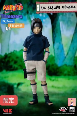ThreeZero FigZero 1/6 Naruto Kid Sasuke Uchiha Scale Action Figure IN STOCK