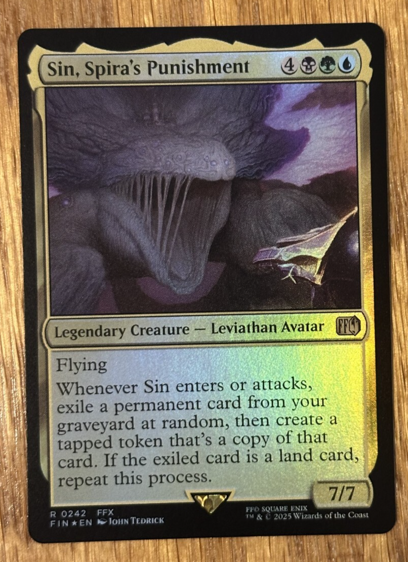 MTG Final Fantasy, Sin, Spira's Punishment - Foil | eBay