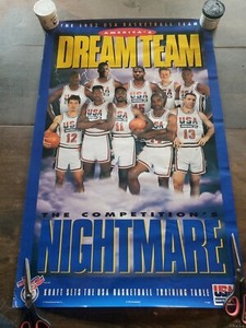Poster The 1992 USA Basketball Team Americas Dream Team Kraft Olympic D14