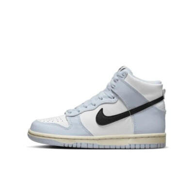 NIKE DUNK HIGH GS SUMMIT WHITE/ FOOTBALL GREY UK