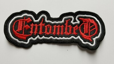 ENTOMBED DIE-CUT EMBROIDERED  PATCH