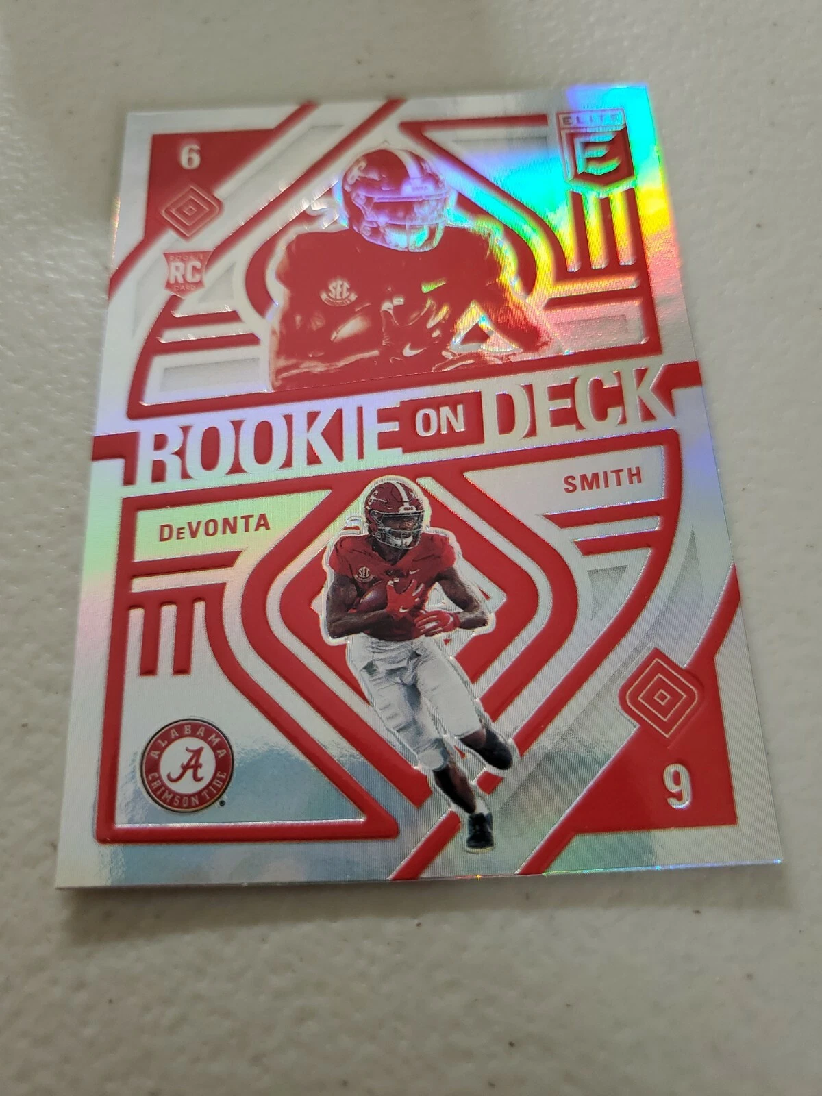 DeVonta Smith Panini Donruss Elite Rookie on Deck #RD8 Base