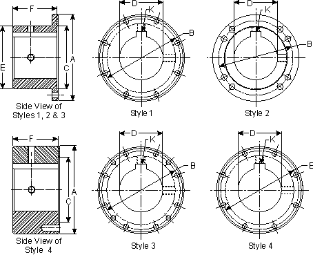 Spicer 6.5-1-533 Rough Bore Flange - Picture 4 of 5