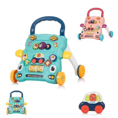 Chipolino Lauflernwagen lustige Tiere Musik Lichter Motorik Zahnräder Tasten