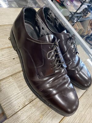 NUNN BUSH Brown Leather Dress Oxford Shoes Flex Size 10 Comfort Gel Nunn Bush Leather Shoes Nunn Bush Oxford Shoes  main image 4